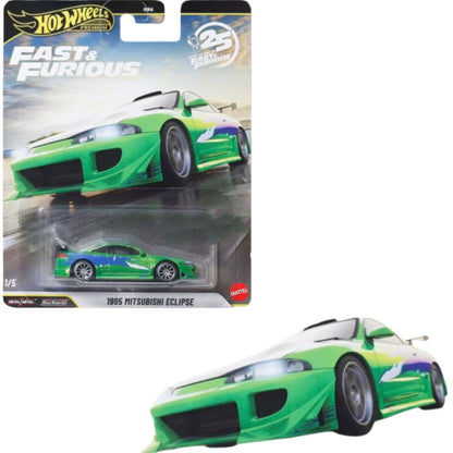 New Fast & Furious 25th Anniversary Diecast Vehicle Model Set 1:64 Scale Classic Cars Incl. Mitsubishi Mercedes Mustang - Toy