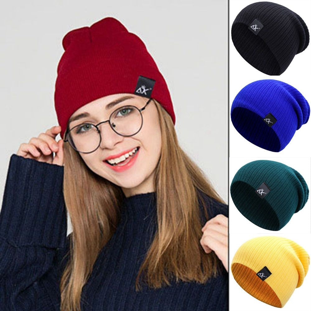 Autumn Winter New Beanies for Women Men Warm Knitted Hats Female Baggy Cap Warmer Bonnet Ladies Soft Comfortable Cap