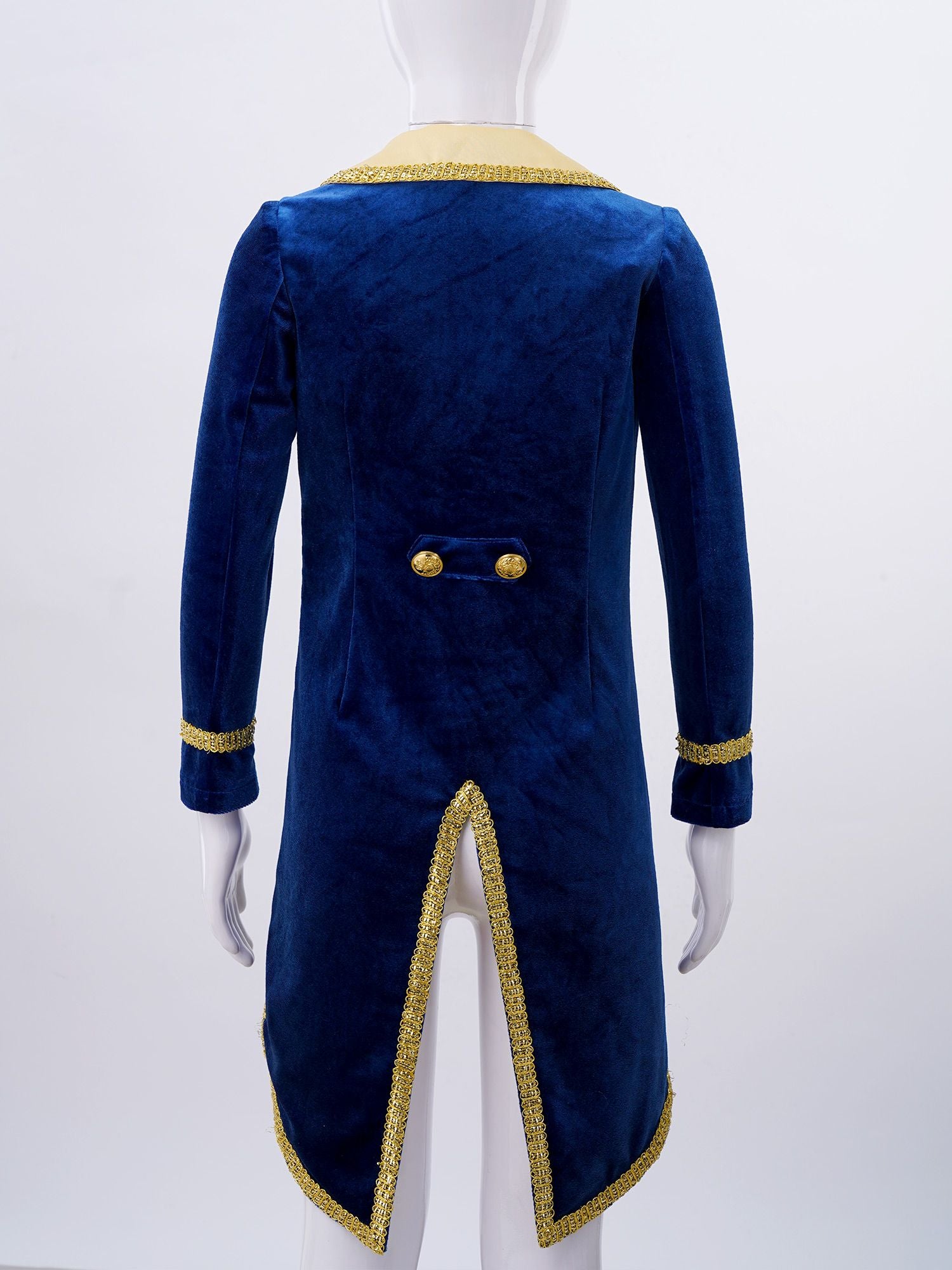 Boys Girls Prince Tuxedo Jacket Turn-Down Collar Coat Halloween Masquerade Theme Party Cosplay Costume Birthday Party Tailcoat