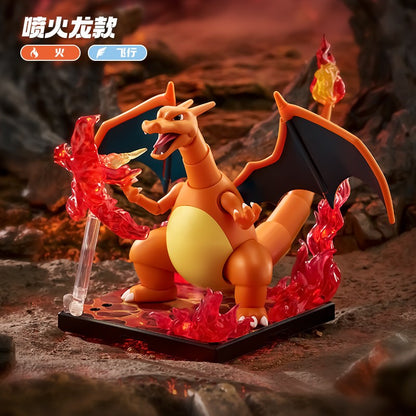 Novos BLOKEES Blocos de Construção de Figuras Nidoking Pokémon Charizard Pikachu Lucario Boneco Modelo Articulado Coleção Brinquedos Surpresa
