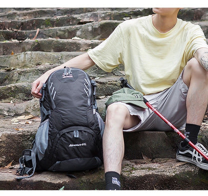 Mochilas de Caminhada Impermeáveis Masculinas e Femininas para Atividades ao Ar Livre, Montanhismo, Viagens, Esportes, Mochila de Grande Capacidade para Acampamento
