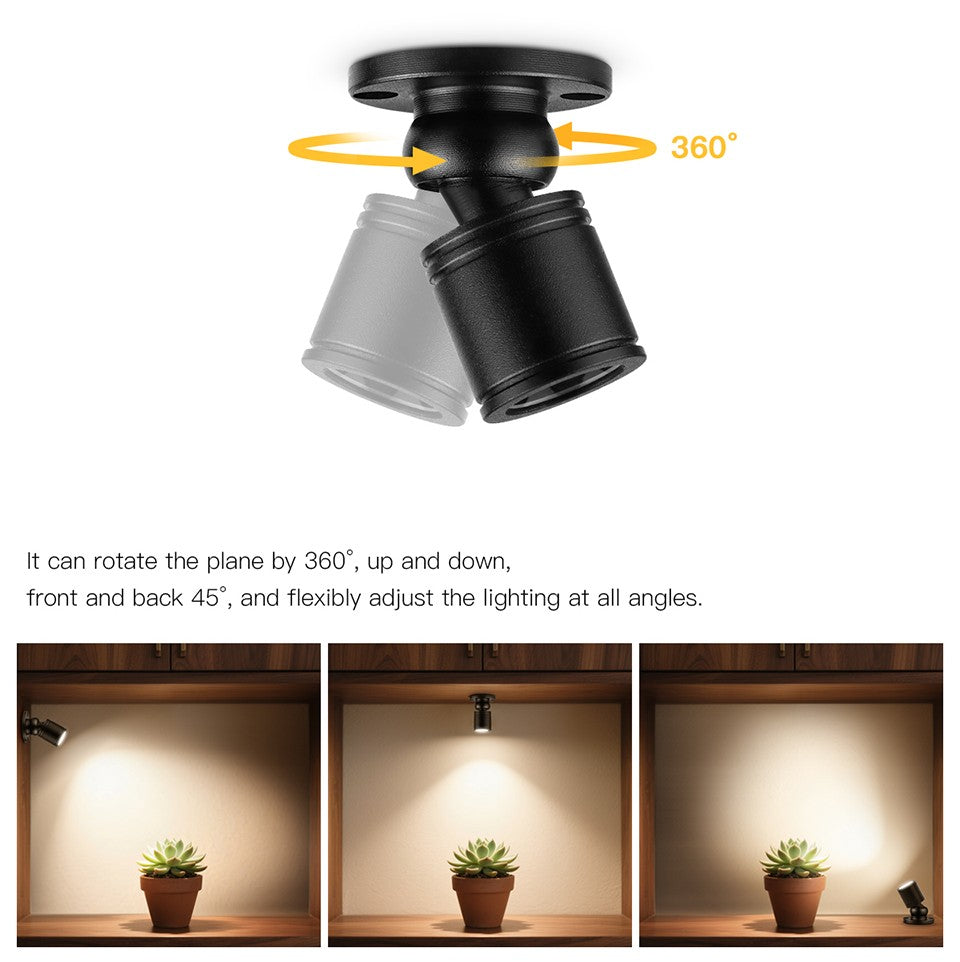 Colorful Led Spotlight USB 5V Mini Ceiling Spot 1W Showcase Pattern Showcase Light Room Decor