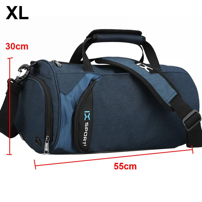 Bolsa de Ginástica Masculina Seca e Molhada para Yoga Feminina Treino Mala de Viagem Sacola de Esporte Ao Ar Livre Natação Sapatos Femininos Fitness Bolsa de Ombro de Fim de Semana