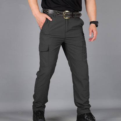 Male Cargo Pants Men Army Military Tactical Pants Streetwear Jogger Trekking Hiking Mountain Work Tourism Trousers Slim Fit