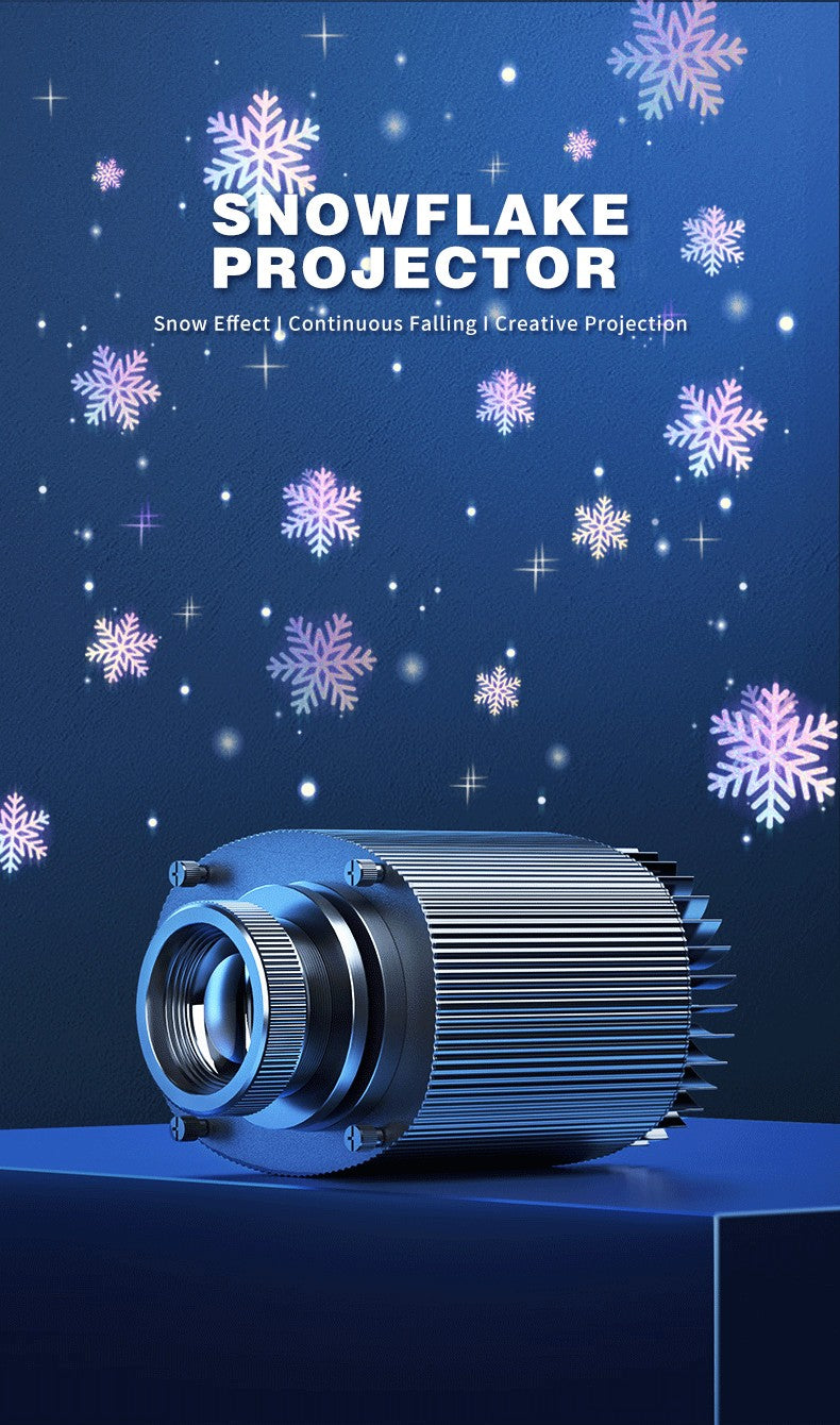 High - Quality Snowflake Falling Projection Lamp for Holiday Decoration Create a Magical Snowy Scene