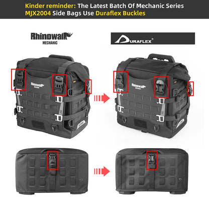 Rhinowalk Motorcycle Side Bag Quick Release Waterproof 35L Anti-Theft With Lock Hole For BMW R1300GS  R1250GS R1200GS S1000XR