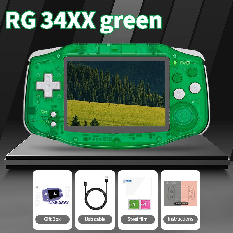 Anbernic RG34XX Handheld Game Console 3.4 Inch IPS Screen 720*480 Linux System HDMI Compatible 3500mAh Video Gaming Device