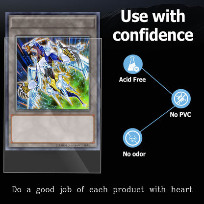1000 Protetores Internos para Cartas Perfect Fit MTG/YGO, Cartas Colecionáveis, Cartas Esportivas, Protetores Internos Macios, Suaves e Resistentes