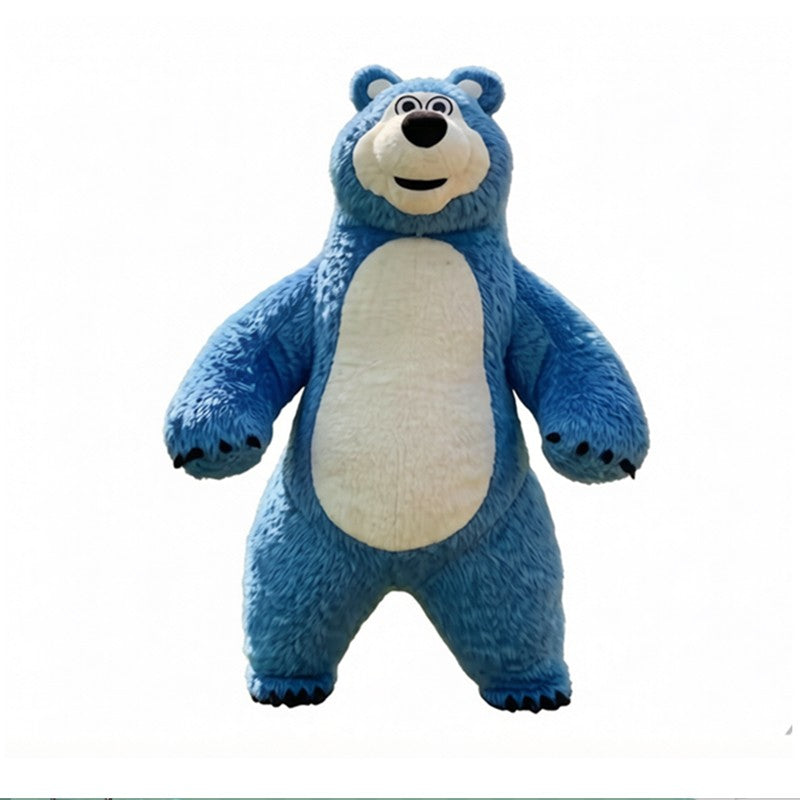 Inflatable Martha Bear Brown Bear Giant Costume Adult Walking Mascot Animal Cartoon Character Strange Costume Halloween Party An