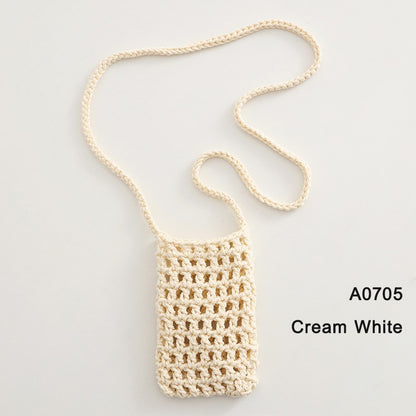 Handmade Crossbody Phone Purse - Openwork Shell Design Tote, Handmade Crossbody Phone Purse,Crochet Beach Bag