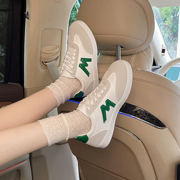 Women Designer Round Head Sneakers 2025 Deep Mouth Light Sneakers Versatile Breathable Cross Casual Sneakers Zapatos De Mujer