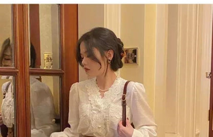 Autumn Outfit Set Women's 2023 New Court Sle Retro irt Versatile Mid-Length A-Line  Skirt for Pear aped Body