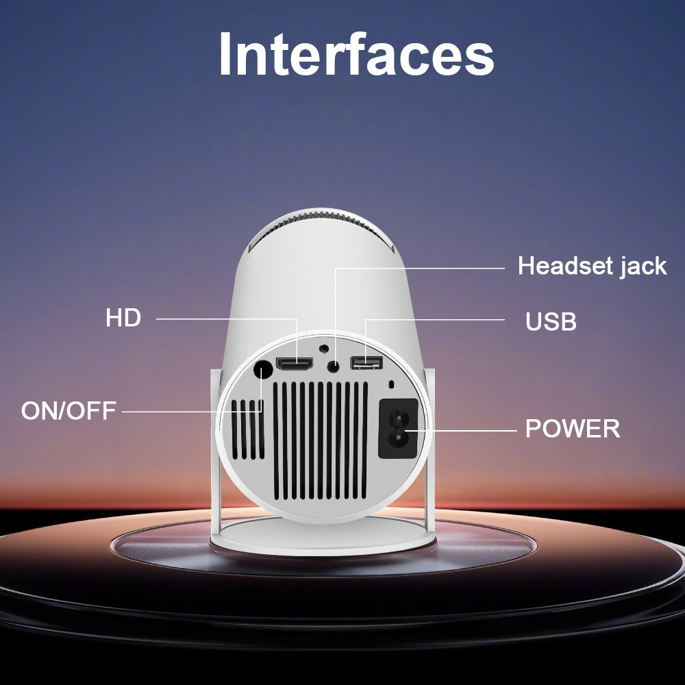 Projetor Magcubic HY300 Pro 4K 260ANSI Android 11 Portátil Dual WiFi6 BT5.0 Cinema ao Ar Livre Home Theater Suporta 720P