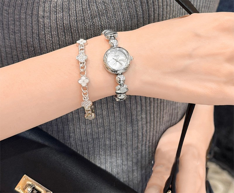 GEDI Bracelet Watch Woman Fashion Casual Simple Quartz Ladies Watches Luxury Vintage Niche Women's Wristwatches Gifts