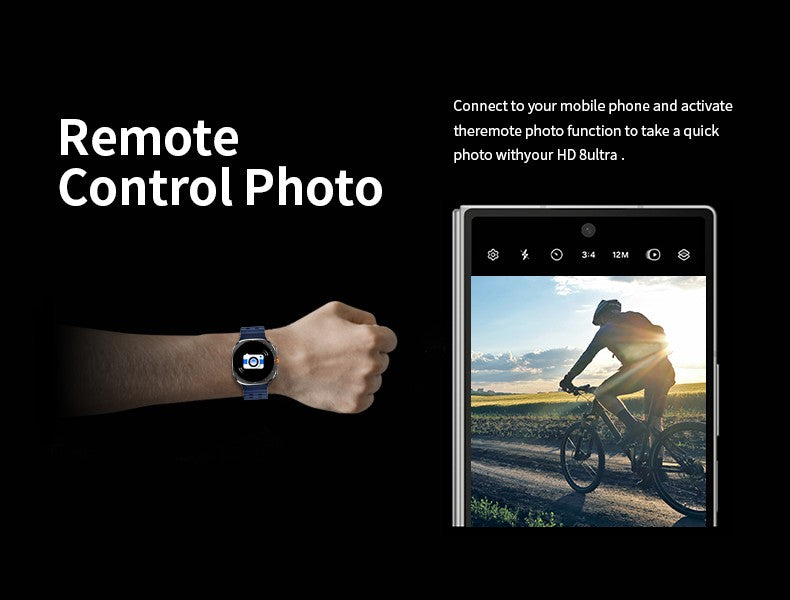 2025 New Watch8 Ultra Smart Watch Classic NFC Health Monitoring  Bluetooth Call 3ATM Waterproof HD Smartwatch For IOS Android