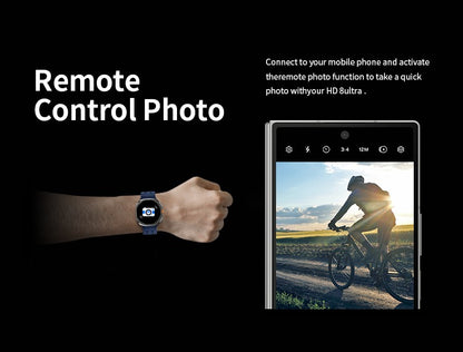 2025 New Watch8 Ultra Smart Watch Classic NFC Health Monitoring  Bluetooth Call 3ATM Waterproof HD Smartwatch For IOS Android