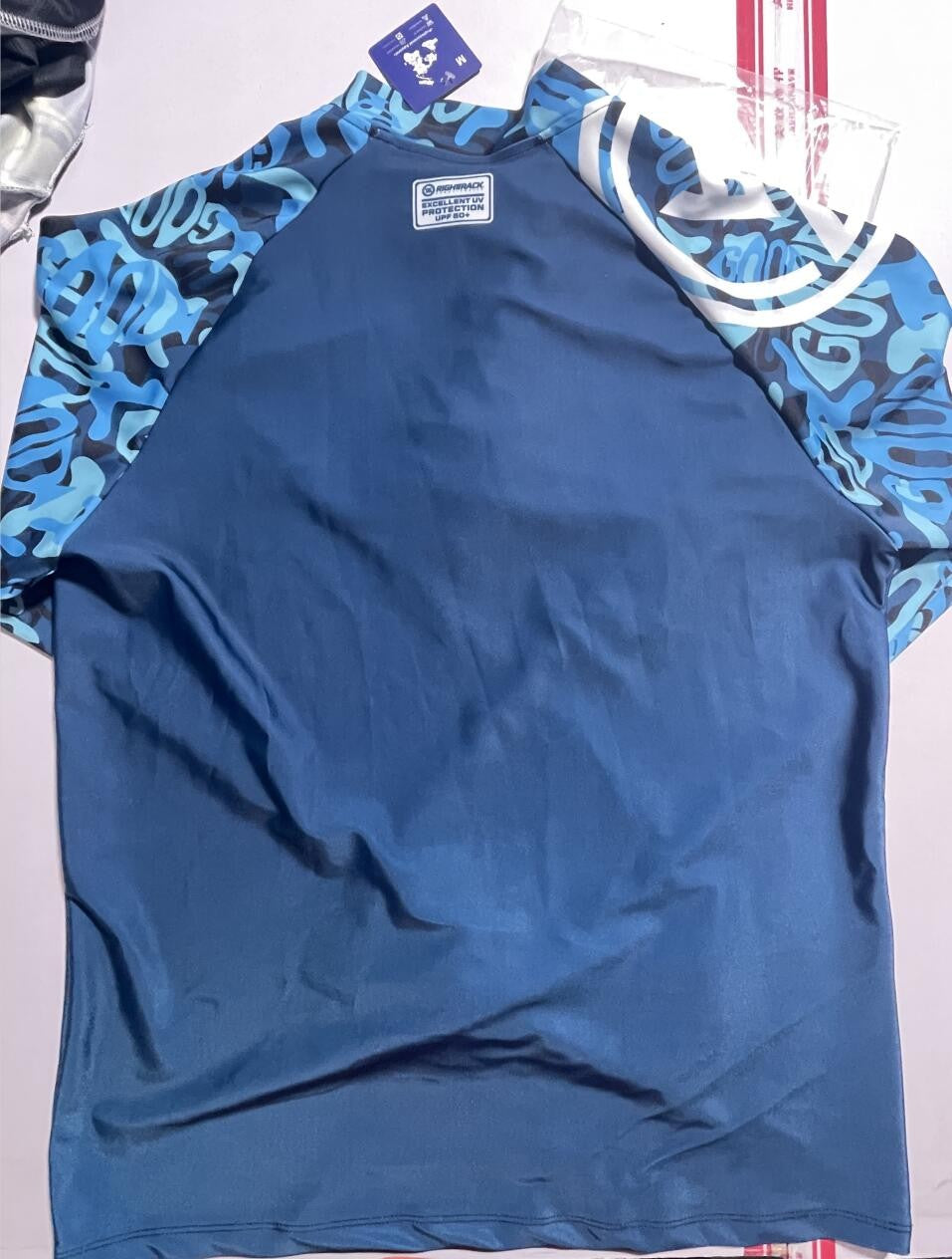 RT Rashguard Camouflage Long Sleeve Surfing Shirt UV Protection Swimwear UPF Summer Lycra Sunscreen Beachwear