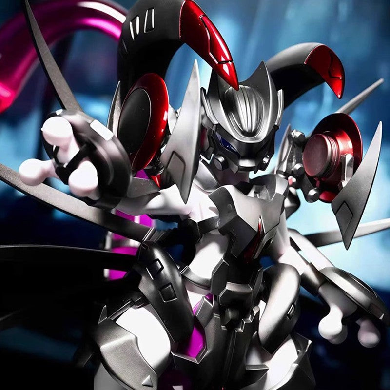 Em estoque: Pokémon Armored Mewtwo Figure Bkm Anime Manga Merchandise Static Statue Model Brinquedo Moderno Chassi Ornamento Colecionáveis Presentes