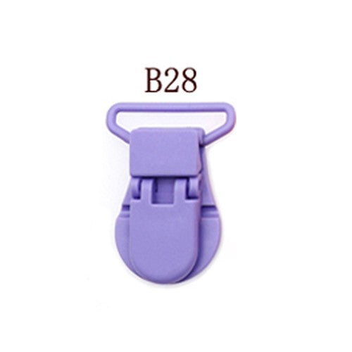 30/50/100pcs 1" 25mm Hot D Shape Plastic Baby Pacifier Clips Dummy Chain Holder Suspender Clips Clamp With Gripping Teeth