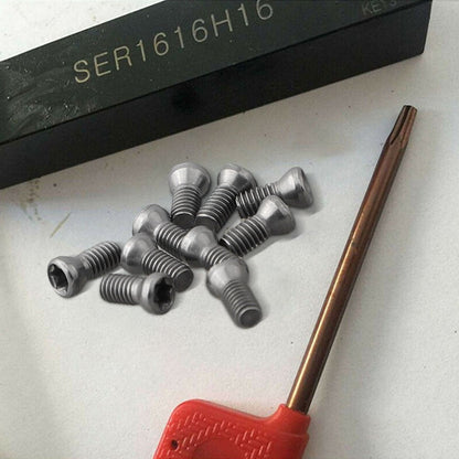 10 Peças Parafusos Torx M2.5 M3.5 Para Substituir Pastilhas de Metal Duro Ferramentas de Torno CNC Oficina Ferramentas Manuais Suprimentos