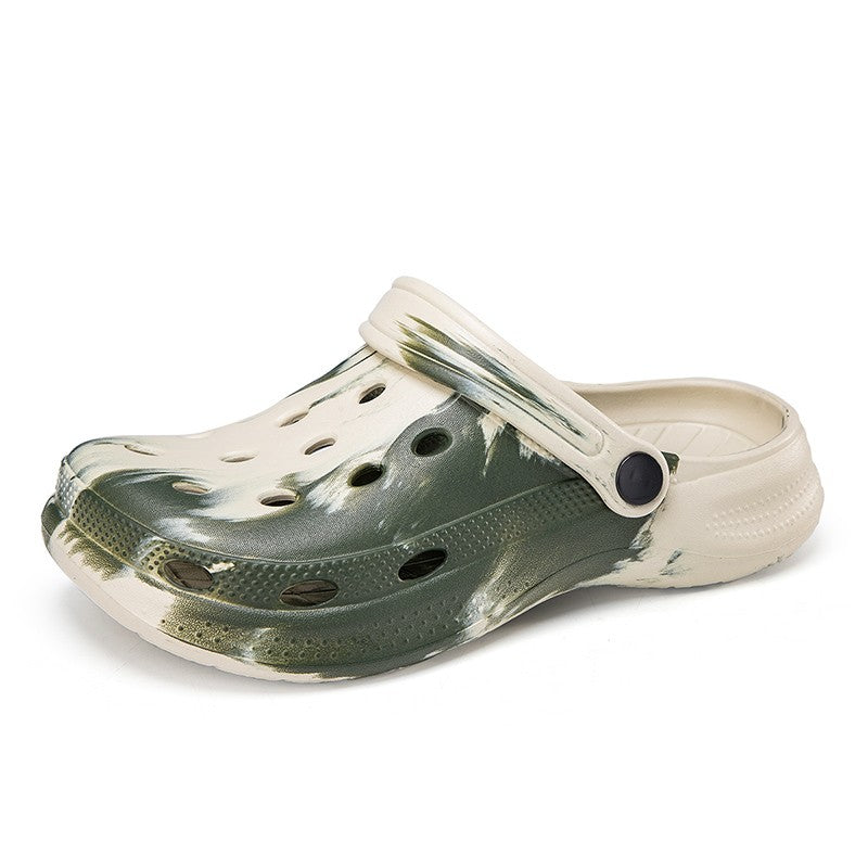 Summer Couple Clog Shoes Fashion Sandals Waterproof Slippers Men Shoes Outdoor Soft Sole Shoes Clogs EVA Beach Home Slipper
