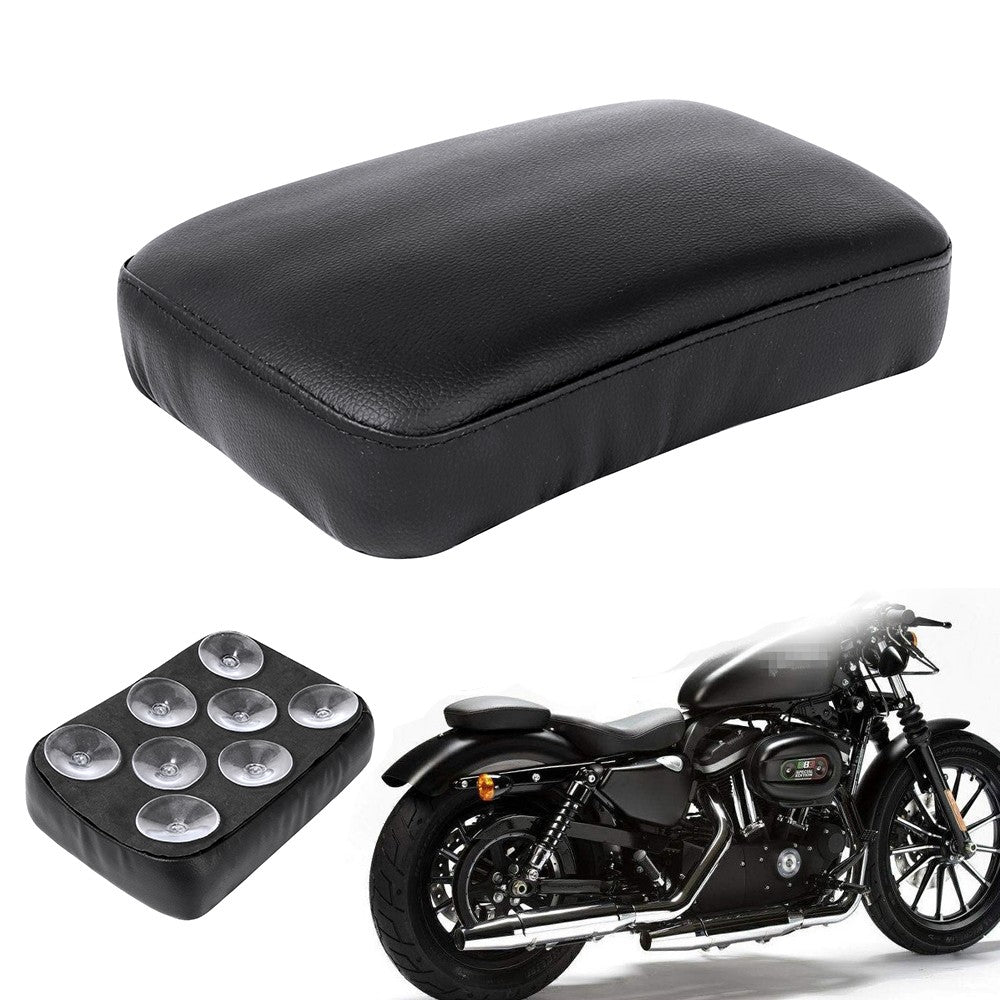 Novo Assento Traseiro Para Garupa De Moto Harley 883 1200 48 Universal, Preto, Com Ventosa