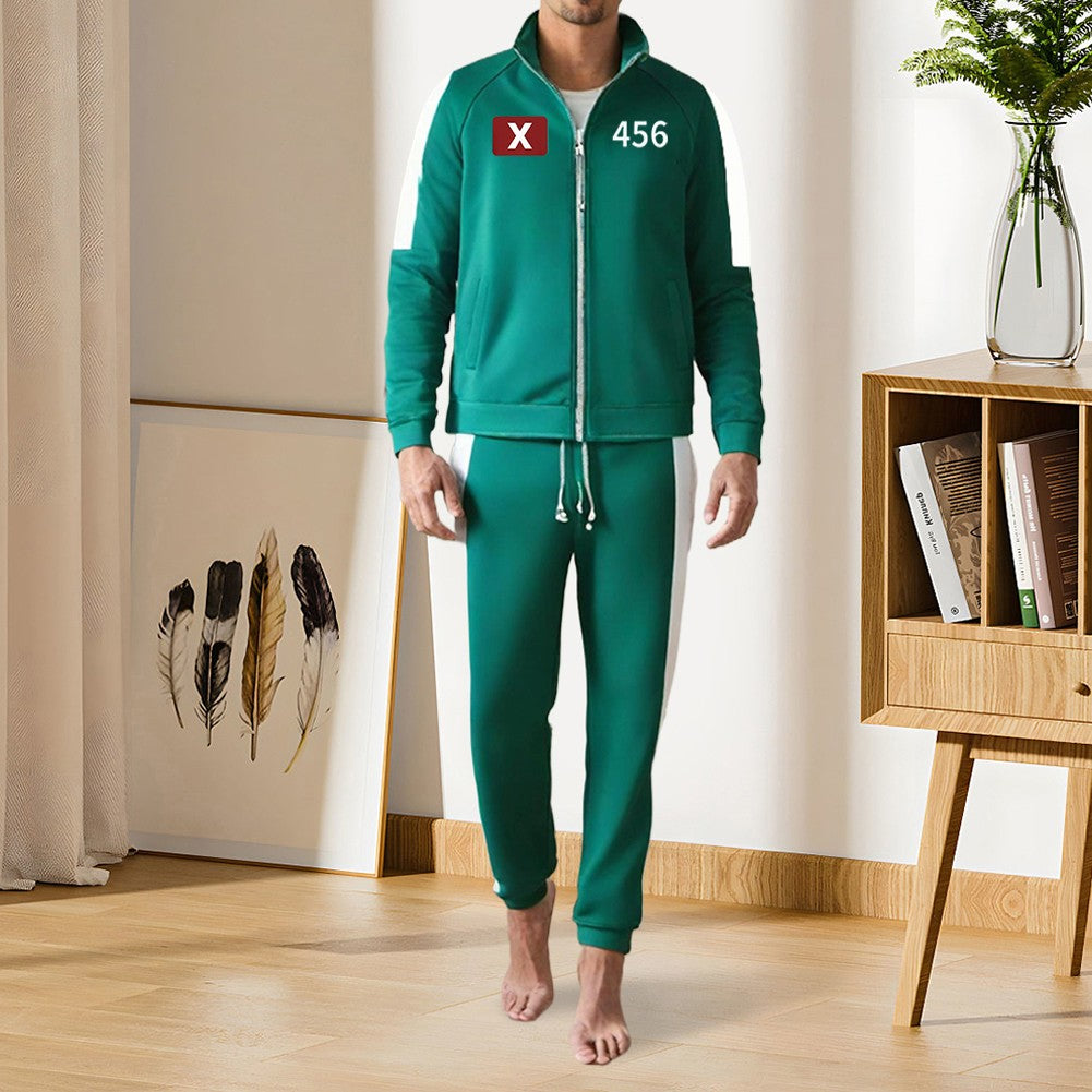Calamari Game Cosplay Costume Player Number 001 230 333 456 TrackSuit Comfortable Breathable Outfits Adult Player Costume