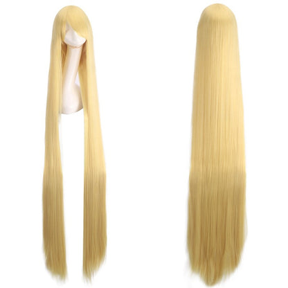 cosplay wig, ancient costume, men and women, long straight hair, anime, colored hair Synthetic fiber wig