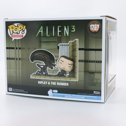 Funko Pop Original Moment Ripley & The Runner #1767 Boneco de Ação Alien 3 Brinquedo Modelo Presente para Crianças Enfeites Colecionáveis