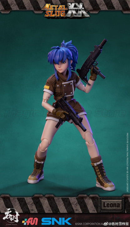 ?MT?Original TUN SHI Metal Slug XX Leona Heidern 1/12 Action Figure Colecionável