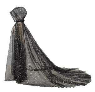 Medieval Elven Cloak for Women Full Length Fairy Cape Off Shoulder Capelet Renaissance Cosplay Costume