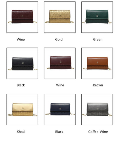 CH Exquisite Craftsmanship Women's Crossbody Bag Light Luxury Design Chain Bag Letter Elements Color Blocked Women's Chain Bag