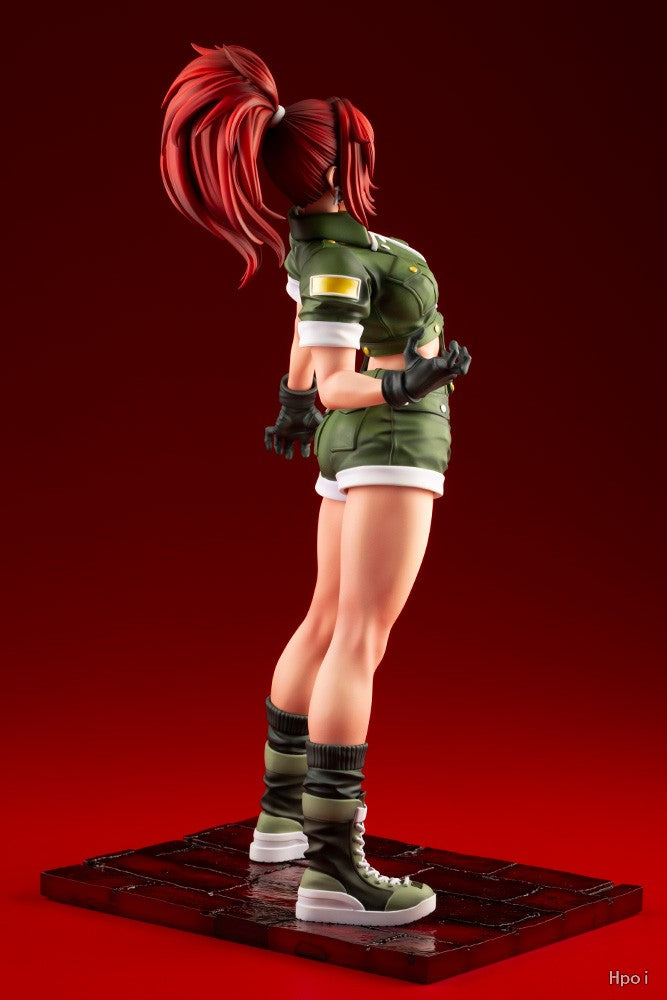 ?Pre Sale?Kotobukiya SNK Bishoujo The King of Fighters '97 Leona Heidern 1/7 Awakened Version Model Anime Toys