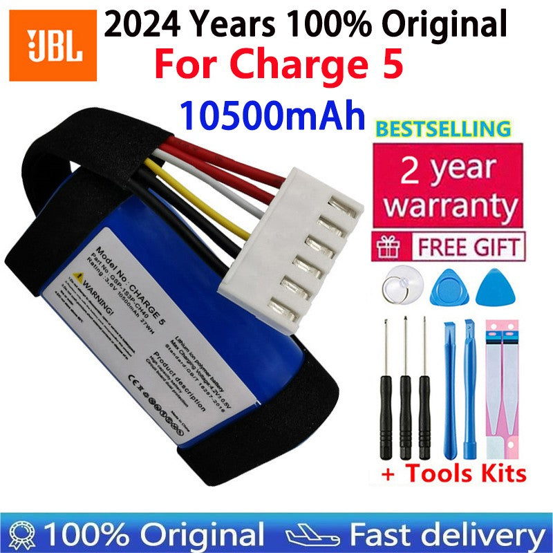 Bateria de substituição de alto-falante original de 2024 para JBL Link 10 20 G03 Clip Charge Boombox Pulse Xtreme Flip 1 2 3 4 5 6 Bateria