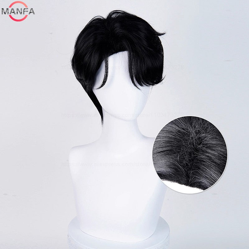 Current fashion trend music singer team role-playing wig Heat Resistant Synthetic Hair Anime Wigs +Wig Cap
