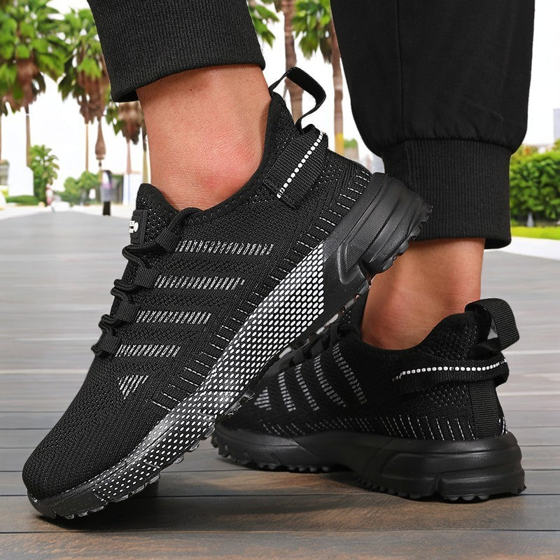 Novos Tênis Masculinos Sola Grossa Confortáveis Casuais Leves Respiráveis Sapatos de Corrida da Moda Luxuosos Tênis Masculino