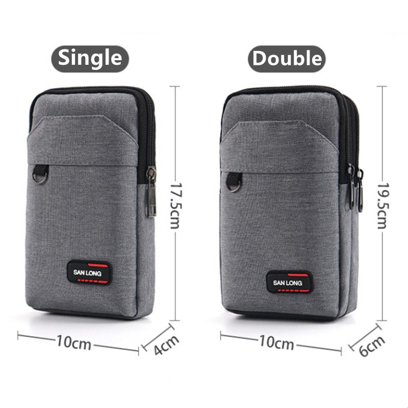 New Waterproof Waist Bag Purse Single/double Layer Outdoor Military Waist Fanny Pack Men Phone Pouch Camping Hunting Bags