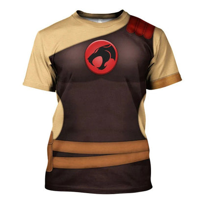 Anime Thundercats Lion-O Cosplay Costumes 3D Printed t shirts Men Women Short Sleeve Tees Oversized Streetwear Tops Man Clothing