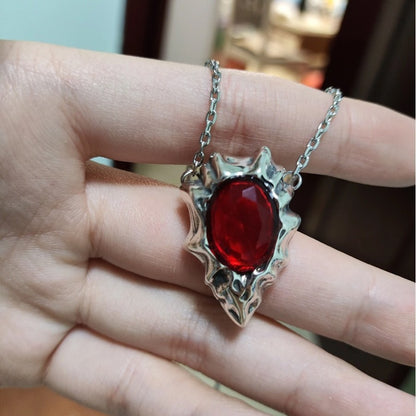 Vergil Dante Devil May Cry Necklace Pendant Metal Cosplay Prop Unisex Anime Jewelry Accessories Gift For Halloween Party