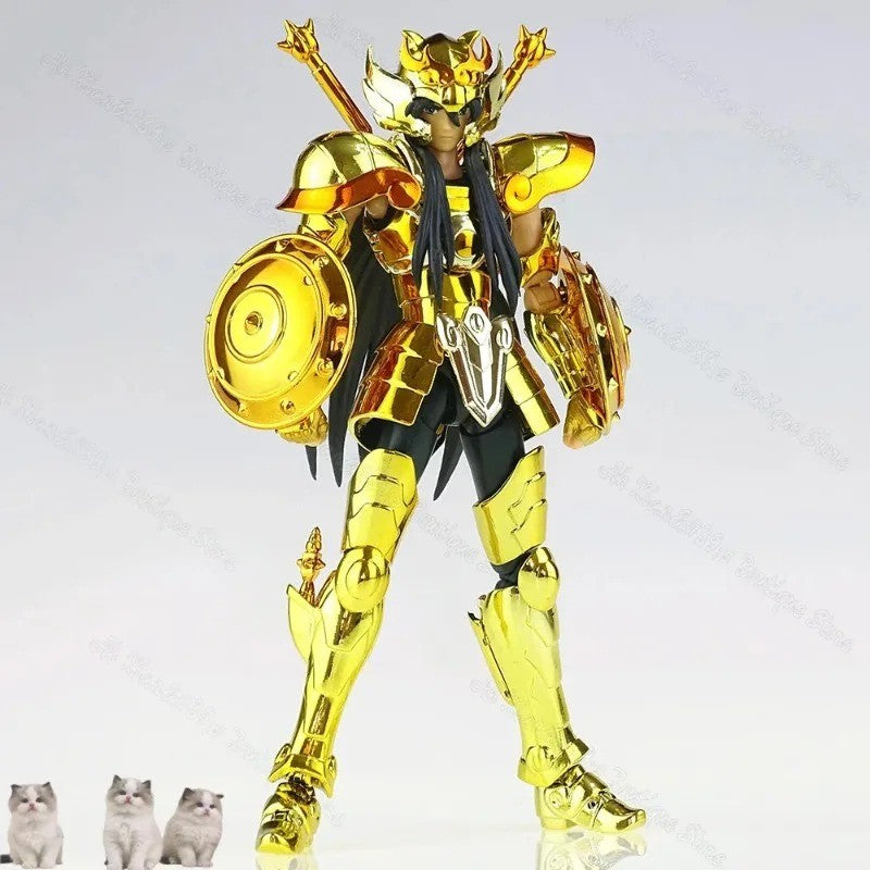 EM ESTOQUE CS Modelo Saint Seiya Myth Cloth EX Sagitário Aiolos/Capricórnio Shura/Gêmeos Saga/Libra Dohko Boneco de Ação