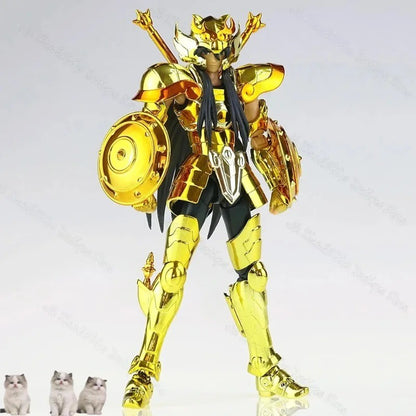 EM ESTOQUE CS Modelo Saint Seiya Myth Cloth EX Sagitário Aiolos/Capricórnio Shura/Gêmeos Saga/Libra Dohko Boneco de Ação