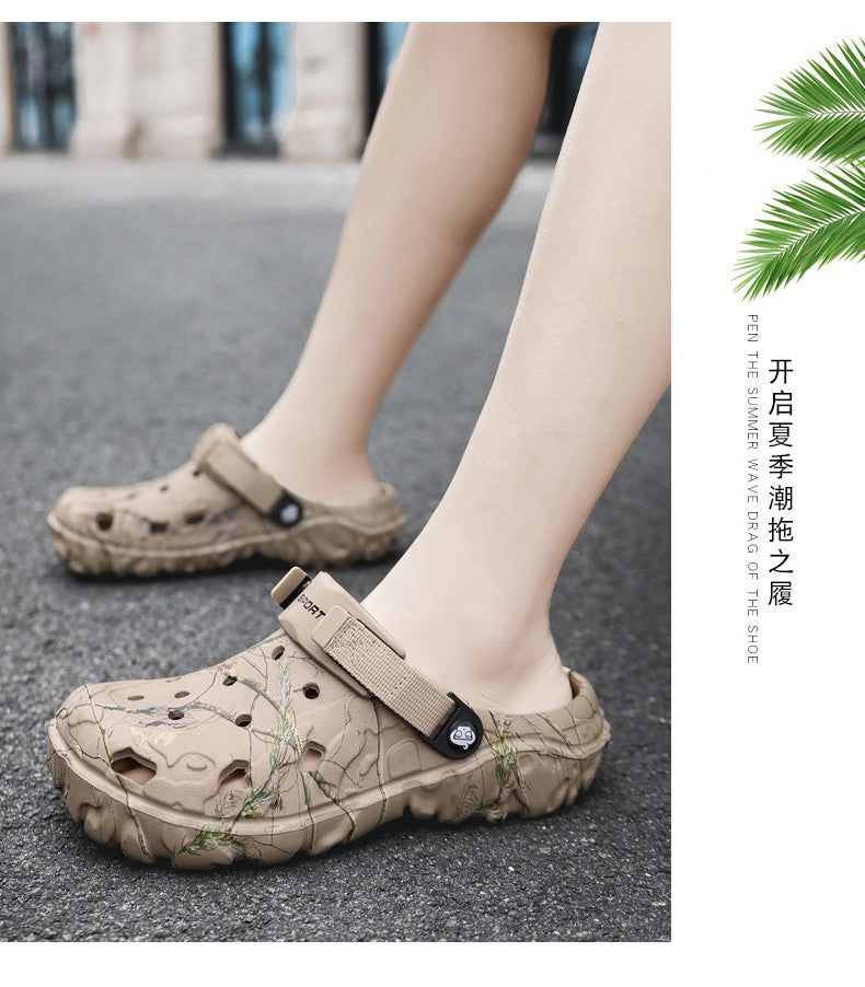 Men Shoes Slippers Men Garden Flat Sandals Platform Sandals Man Summer Sandals 2025 Male Sneakers Outdoor Flip Flops Home Clogs