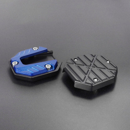 Suporte Lateral Extensor Universal para Motocicleta Scooter Bike, Placa de Apoio para Extensão do Pé, Base Alargada Antiderrapante