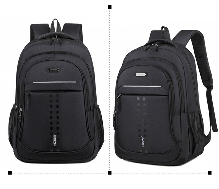Men's and women's backpack Oxford waterproof backpack Business computer bag Leisure travel backpack High school student backpack