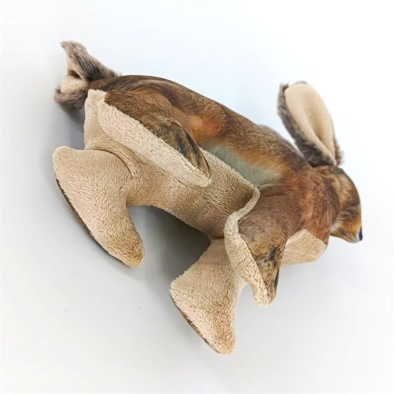 Pets Dog Chew Stuffed Funny Rabbit Squirrel Shape Squeak Pet Plush Toy Apply To Training Exercise Simulation Animal Toys