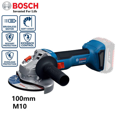 Bosch GWS 18V-8 Professional Esmerilhadeira Angular a Bateria 18V M10 100mm Sem Escovas Máquina de Corte 11.000 rpm Ferramentas Elétricas