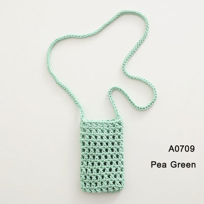 Handmade Crossbody Phone Purse - Openwork Shell Design Tote, Handmade Crossbody Phone Purse,Crochet Beach Bag