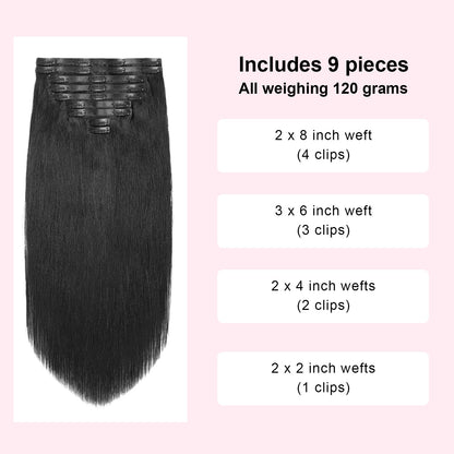 Mega Hair Tic Tac Liso Cabelo Humano 100% Não Processado Tic Tac Cabelo Humano Cabeça Completa Cabelo Virgem Brasileiro Real Tecido