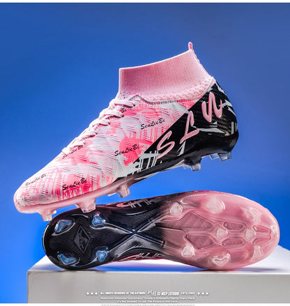 Men's Soccer Shoes Cleats Non-Slip FG Football Boots Men High-quality Match Training Sneakers Futsal Indoor Soccer Boots Boys