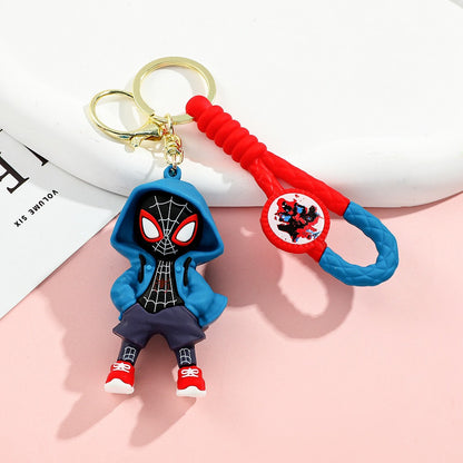 Marvel Spider Man Boneco Fofo Widget Bonecos de Ação Vingadores Homem de Ferro Capitão América Chaveiro Bolsa Chaveiro Widget Presentes de Aniversário